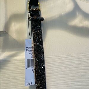 Ralph Lauren Charming ladies blingbling leather belt